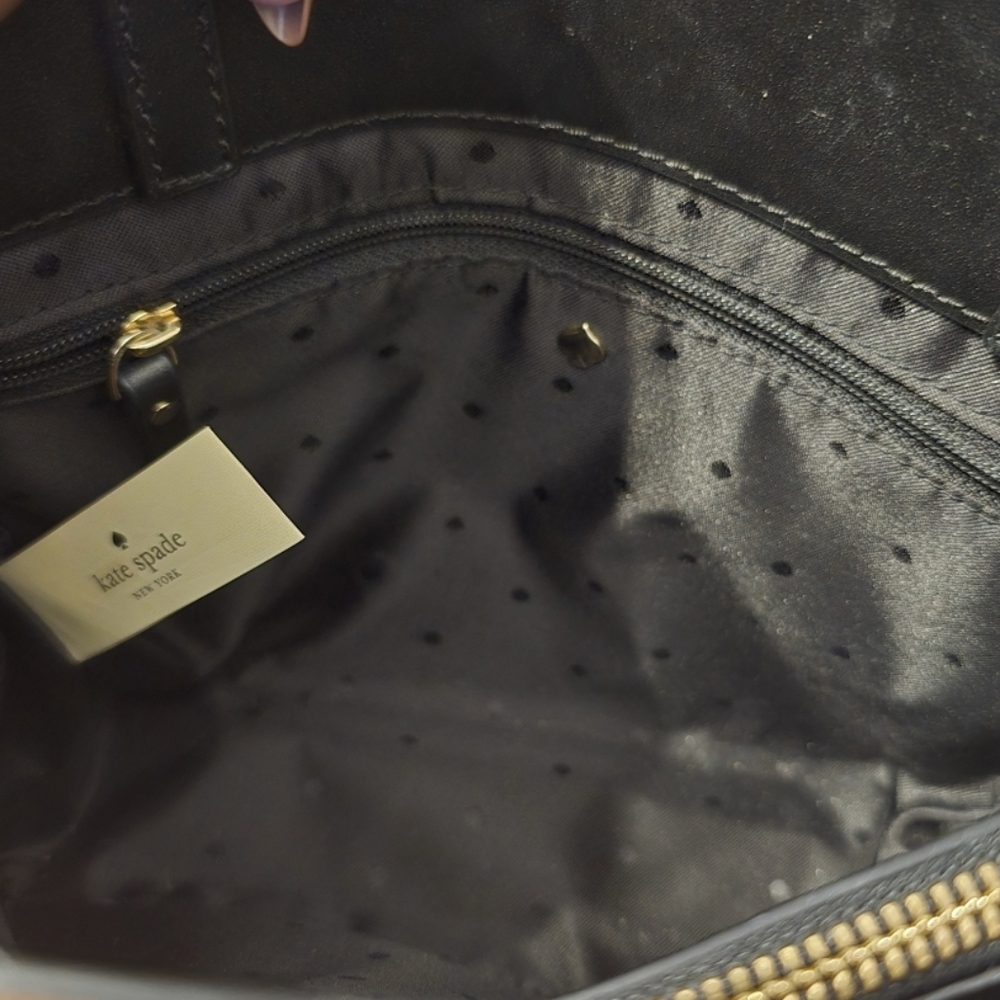 Kate Spade Cameron Street Velvet Embellished Sam Handbag in EUC - Picture 13 of 16